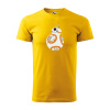 Sablio Tričko s potlačou Star Wars BB-8 - žluté 3XL
