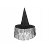 Klobúk čarodejnice Boland 97002 s čiernym závojom
