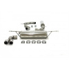 TATechnix Výfuk z nehrdzavejúcej ocele 2x80mm VW Golf 7 (AU)