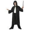 Detský Čarodejnický plášť čierny 7-9 rokov