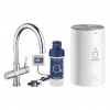 Grohe Red - Drezová batéria Duo s ohrevom vody a filtráciou, zásobník M, chróm 30320000