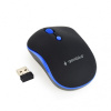 Gembird bezdrôtová optická myš MUSW-4B-03-B, 1600 DPI, USB, čierno-mordrá