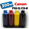 Atrament na plnenie kaziet Canon PGI5 / CLI8 MULTIPACK 300ml