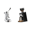 La Pavoni Stradivari Lusso + Eureka Mignon Zero 65 Speedy, CR black