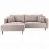 Livetastic ROHOVÁ SEDACIA SÚPRAVA, textil, béžová - Online Only obývacie izby - 002310012370