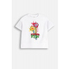 COCCODRILLO COCCODRILLO Tričko s krátkym rukávom rozmer 158 farba biely pre dievčatá