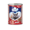 PreVital vlhké krmivo pre dospelé mačky - hovädzie mäso a pečeň v omáčke 12 x 415 g