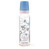 Canpol babies fľaša sklenená s potlačou Toys Red 240 ml