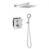 Novaservis Metalia Eco+ - Sprchový set 250 ECO+ s termostatom pod omietku, chróm - SADAECO52RT