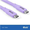 Club 3D Club3D Kabel USB-C 4.0, 20Gbps, 4K60Hz, PD 240W, 2m, fialová