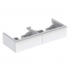 Geberit iCon - Skrinka pod dvojumývadlo 1200 mm, 2 zásuvky, matná biela 841220000
