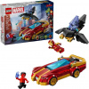 LEGO Super Heroes 76310 Iron Manovo auto a Black Panther vs. Red Hulk
