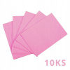 10KS PRACOVNÁ PODLOŽKA VODEODOLNÁ RUŽOVÁ 45x33CM