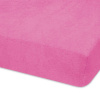 Detské prestieradlo PRIMA na matrac 160x80 cm, froté, ružová