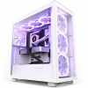 NZXT case H7 Elite edition / 4x140 mm (3xRGB) fan / 2xUSB 3.2 / USB-C 3.2 / tempered glass side and front side / white CM-H71EW-02