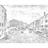 ZUTY Bodkovanie - BENÁTKY PODĽA VAN GOGHA Rámovanie: vypnuté plátno na rám, Rozmer: 80x100 cm