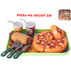 Mikro trading Fast food - Pizza na suchý zip, hot dog a nápoje 2 ks s podnosem