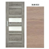 ImperioDoor set interiérové rámové dvere EVIA.7, Ecoline Dub Eco +Zárubňa PED-EVIA7-DubEco