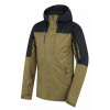 Husky Pánská hardshell bunda Nickin M khaki/black (Velikost: XXXL)
