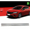 Nerez lišty spodnej hrany okien dverí Honda City VII Sedan