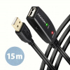Axagon ADR-215 USB 2.0 A-M -> A-F aktivní prodlužovací / repeater, 15m