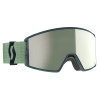 Scott React Amp Pro White Chrome Lyžiarske Okuliare Farba: Soft green/Black