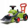 FALK CLAAS TRAKTOR ODRÁŽADLO S PRÍVESOM A LYŽICOU PRE DETI OD 1 ROKA