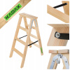 Rebrík Kadax drevo 1 x 4