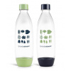 SodaStream Príslušenstvo - Fľaša 1 l, 2 ks, zelená/modrá 42007069
