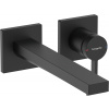 Hansgrohe Tecturis E - Páková umývadlová batéria EcoSmart+ pod omietku s výtokom 225 mm, čierna matná 73051670