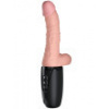 Přirážecí a hřejivý realistický vibrátor King Cock Plus 6.5