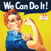 Adult Jigsaw Puzzle J Howard Miller: Rosie the Riveter Poster (Flame Tree Studio)(Hra)