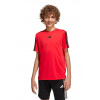 Detské tričko adidas červená farba, s potlačou, JJ1034 176