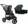 TFK Mono3 2v1 Premium Grey Combi carrycot + Seat unit Nafukovacie kolesá Hlboká vanička Olive