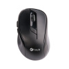 C-TECH myš WLM-02, černá, bezdrátová, 1600DPI, 6 tlačítek, USB nano receiver