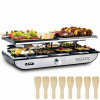 4W1 Elektrický gril raclette yoer 1400w 8 ľudí (4W1 Elektrický gril raclette yoer 1400w 8 ľudí)