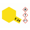 X-24 Clear Yellow Gloss 23ml TAMIYA Acrylic - Lesklá priehľadná žltá