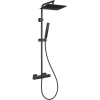 INVENA Svart Sprchový stĺp s termostatickou batériou (AU-85-004-X)