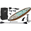 Xqmax Paddleboard pádlovací prkno 330 cm s kompletním příslušenstvím hnědá KO-8DP001530