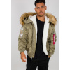 Alpha Industries zimná bunda MA-1 HOODED ARCTIC stratos Veľkosť: XXL, Farba: zelená