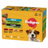 Pedigree Krmivo pre psa Mix príchutí v omáčke KURACIE MÄSO MORČACIE A HOVÄDZIE 12x100 g