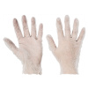 KT Rukavice vinylové pudrované biele veľ. XL 100 ks / ba