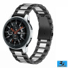 Kovový remienok (šírka 22mm) – Clasp čierno-strieborná – Huawei Watch GT / GT2 / Samsung Gear S3 / Watch 46mm / Vantage M / Vivoactive 4