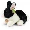 Plyšák RAPPA Plyšový králik bielo-čierny ležiaci 23 cm, Eco-Friendly (8590687450134)
