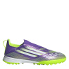 adidas F50 Childrens League Laceless Multi-Ground Boots Purple/White C11.5 (30)