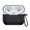 AppleMix ESR puzdro pre Apple AirPods Pro 1/2 - Karabínka - Silikónové - Čierne