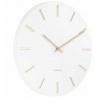Designové nástěnné hodiny 5821WH white Karlsson 30cm
