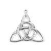 Stoklasa Přívěsek keltský triquetra 44x49 mm - platina