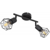 Globo 54802S-2 prisadené stropné svietidlo Xara 2x40W | E14 - čierna