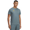 Under Armour Challenger Training Short Sleeve pánske tričko Grey/Orange XL
